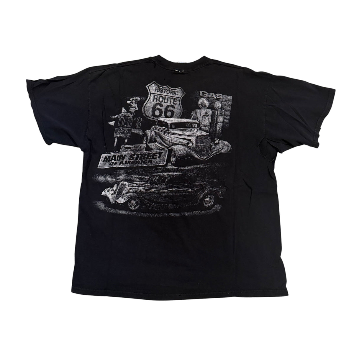 Route 66 Thrashed T-Shirt 2000s (XL) PERSONALS COLLECTION