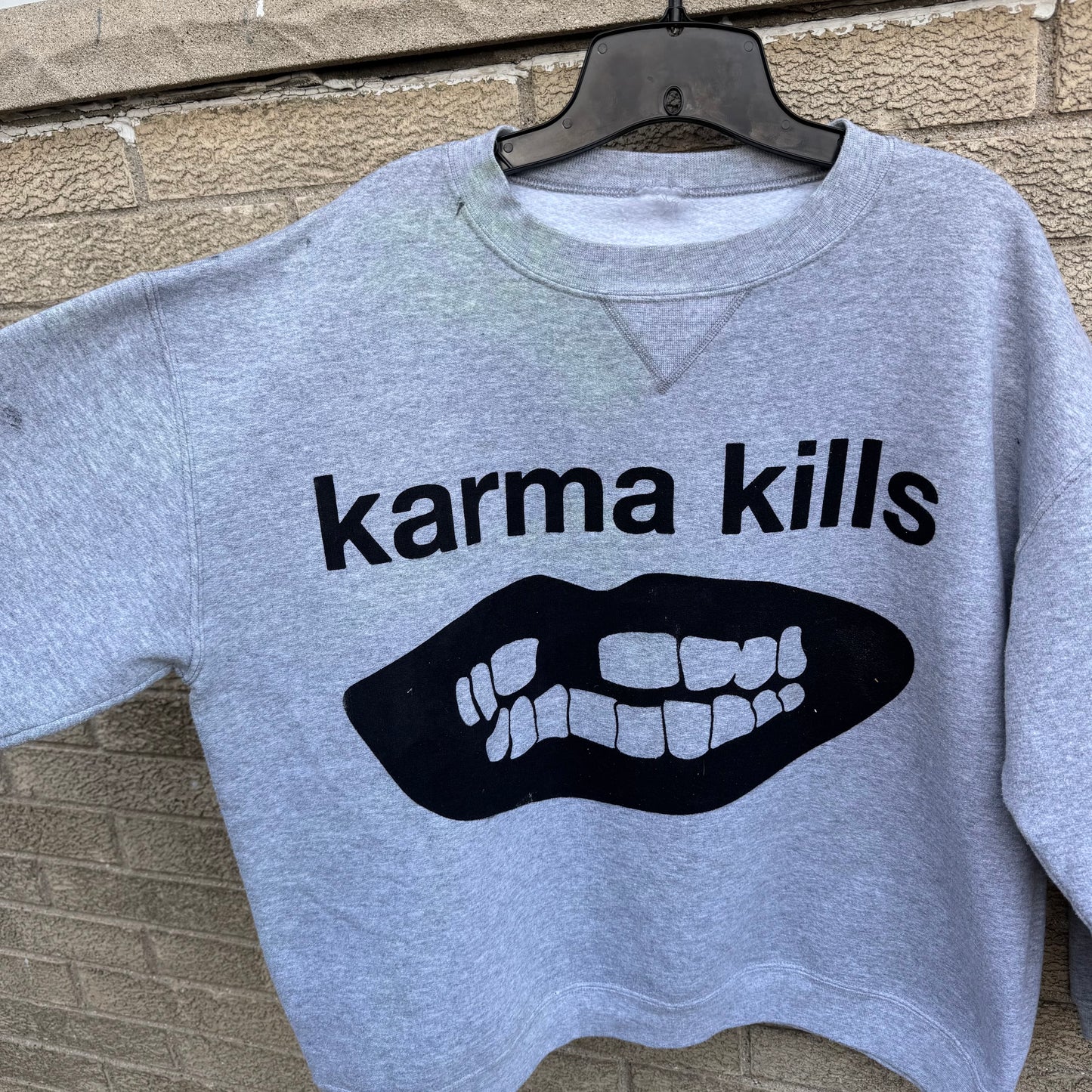 Karma Kills… And I Have A Gun 1/1 Crewneck (Boxy XL)