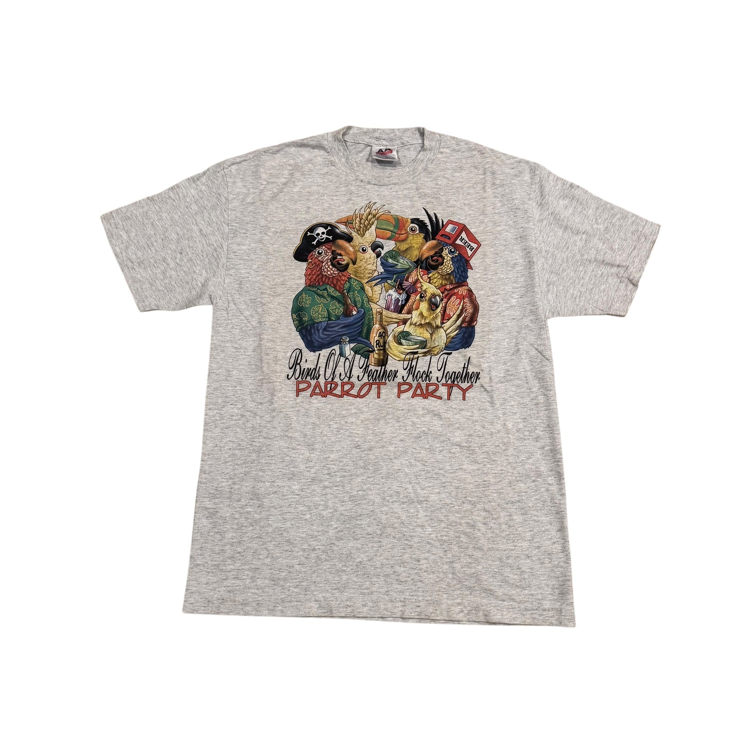 Parrot Party T-Shirt (Large) [ REAL SHOPPER EXCLUSIVE ]