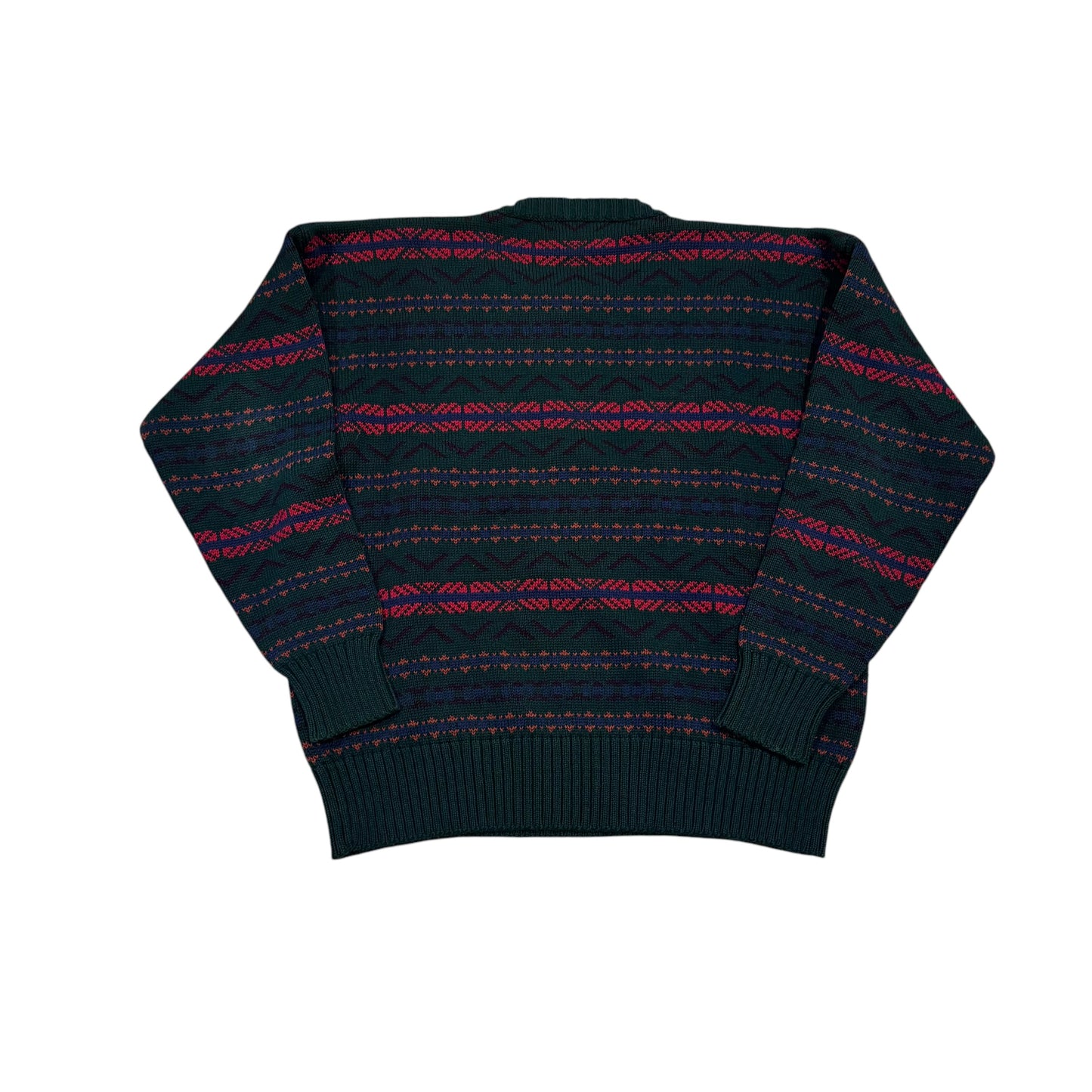 Mark Shale Knitted Striped Sweater 90s (Medium) [ REAL SHOPPER EXCLUSIVE ]