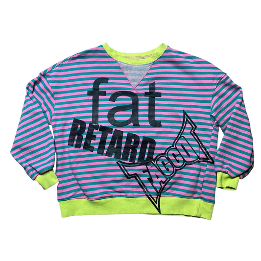 Fat Retard Faggot And I Have A Gun 1/1 Crewneck (Women’s XL) HARDCORE THOUGHTS X JUNA COLLAB