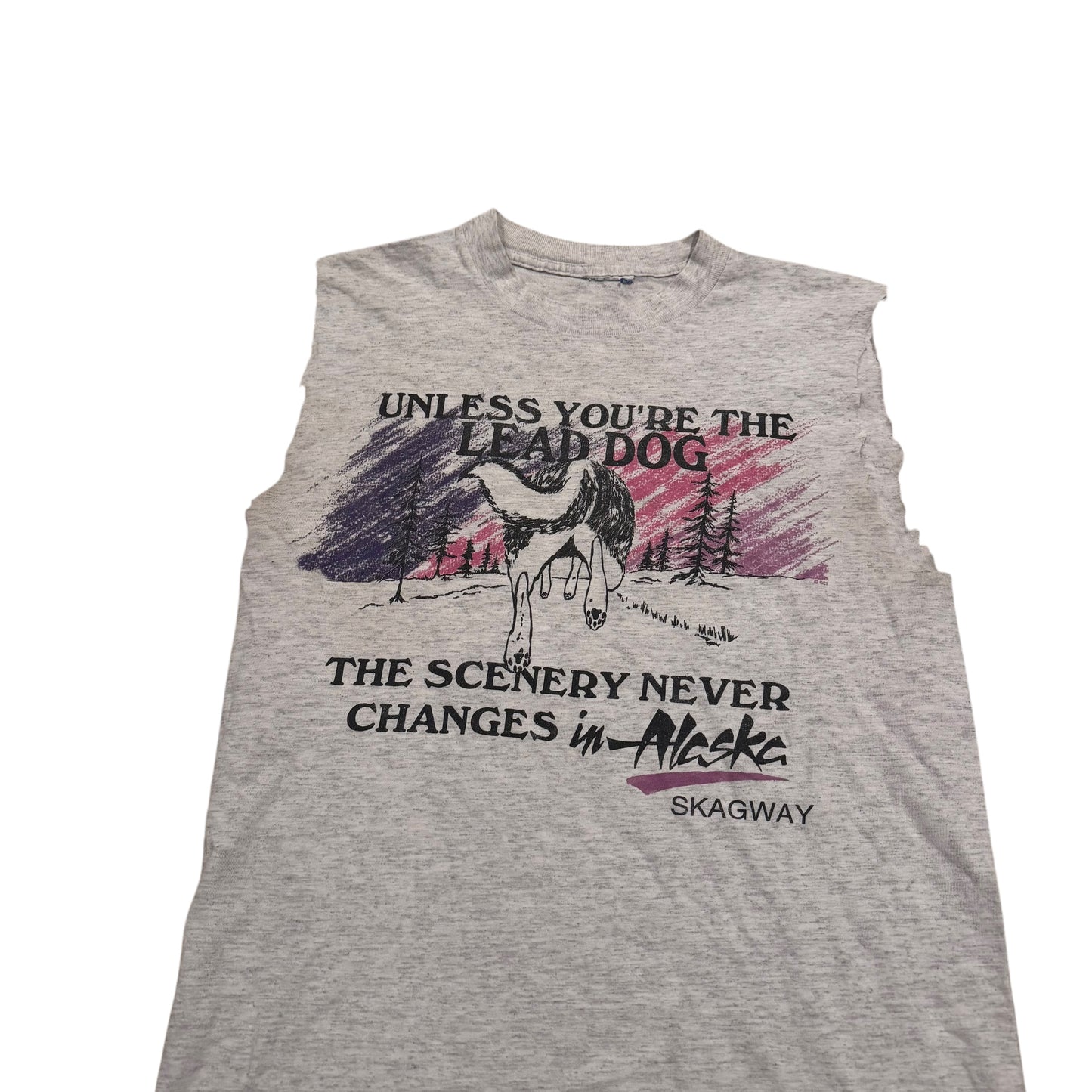 Unless You’re The Lead Dog Cut Off T-Shirt 90s (Medium) [ REAL SHOPPER EXCLUSIVE ]