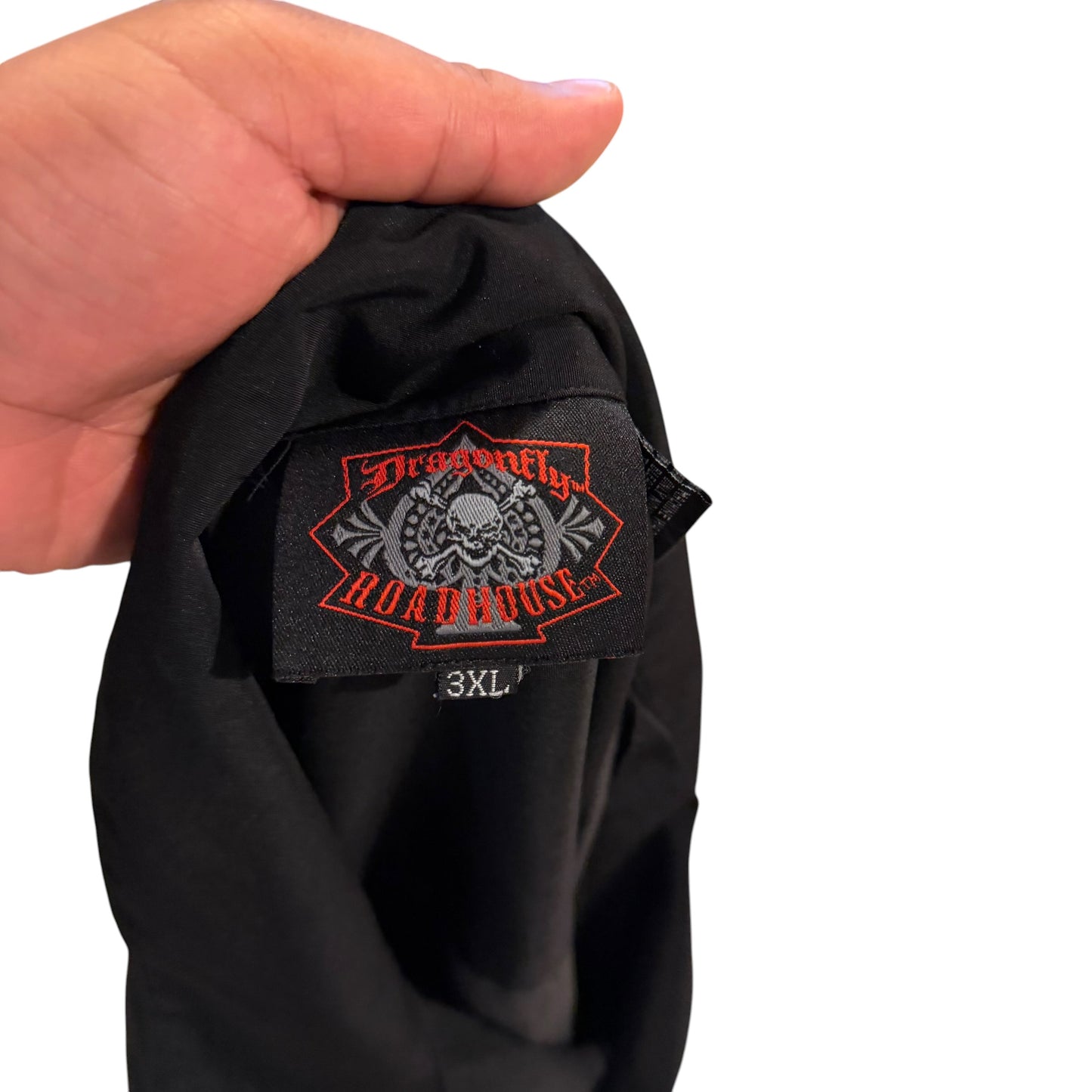 Flaming Dice Button Up T-Shirt (XXL) PERSONALS COLLECTION
