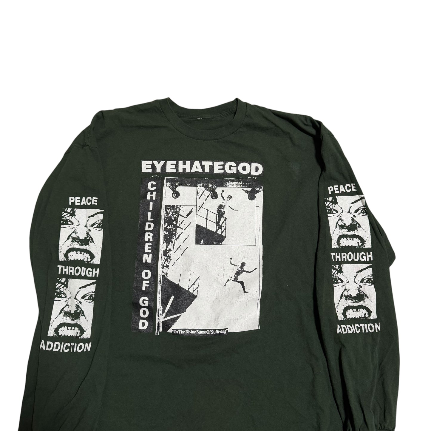 Eyehategod Pain Through Addiction Long Sleeve T-Shirt (XXL)