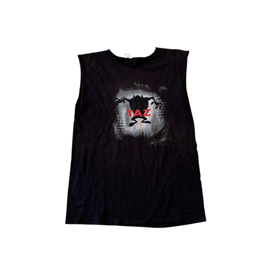 Looney Tunes Taz Chopped T-Shirt 2000s (Large)