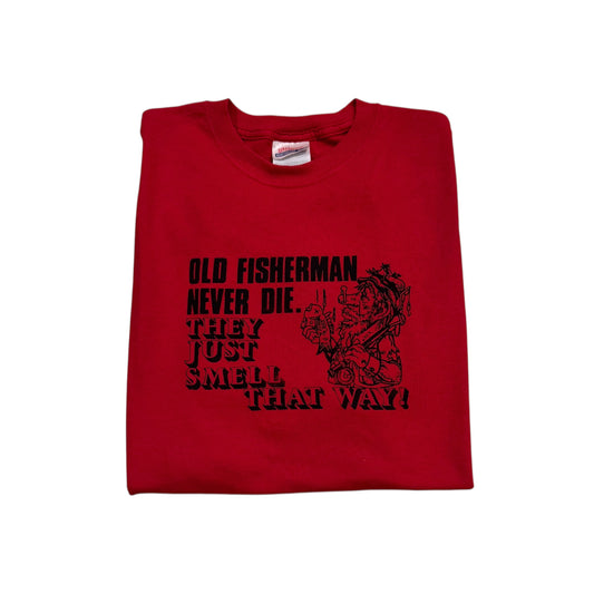 Fisherman Don’t Die… T-Shirt 2000s (Large)