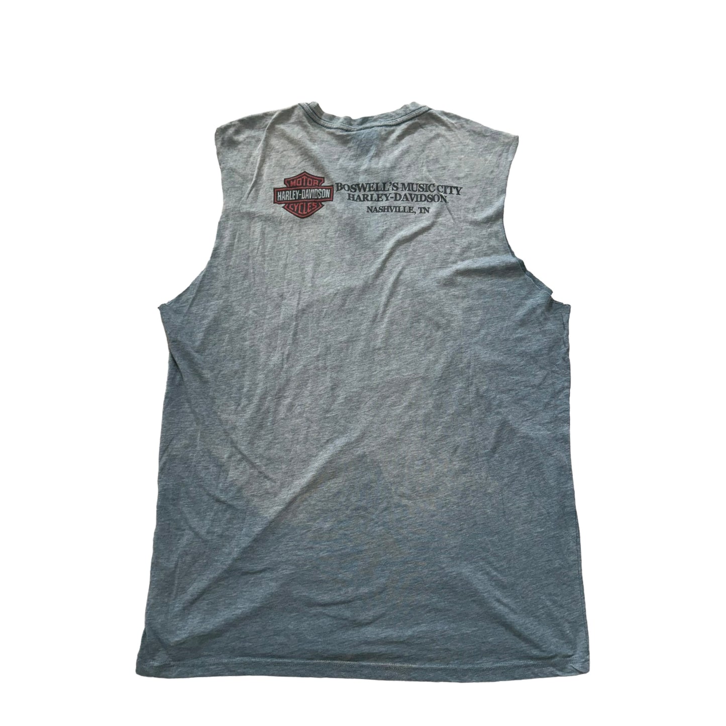Harley Davidson Cut Off T-Shirt (XXL) [ REAL SHOPPER EXCLUSIVE ]