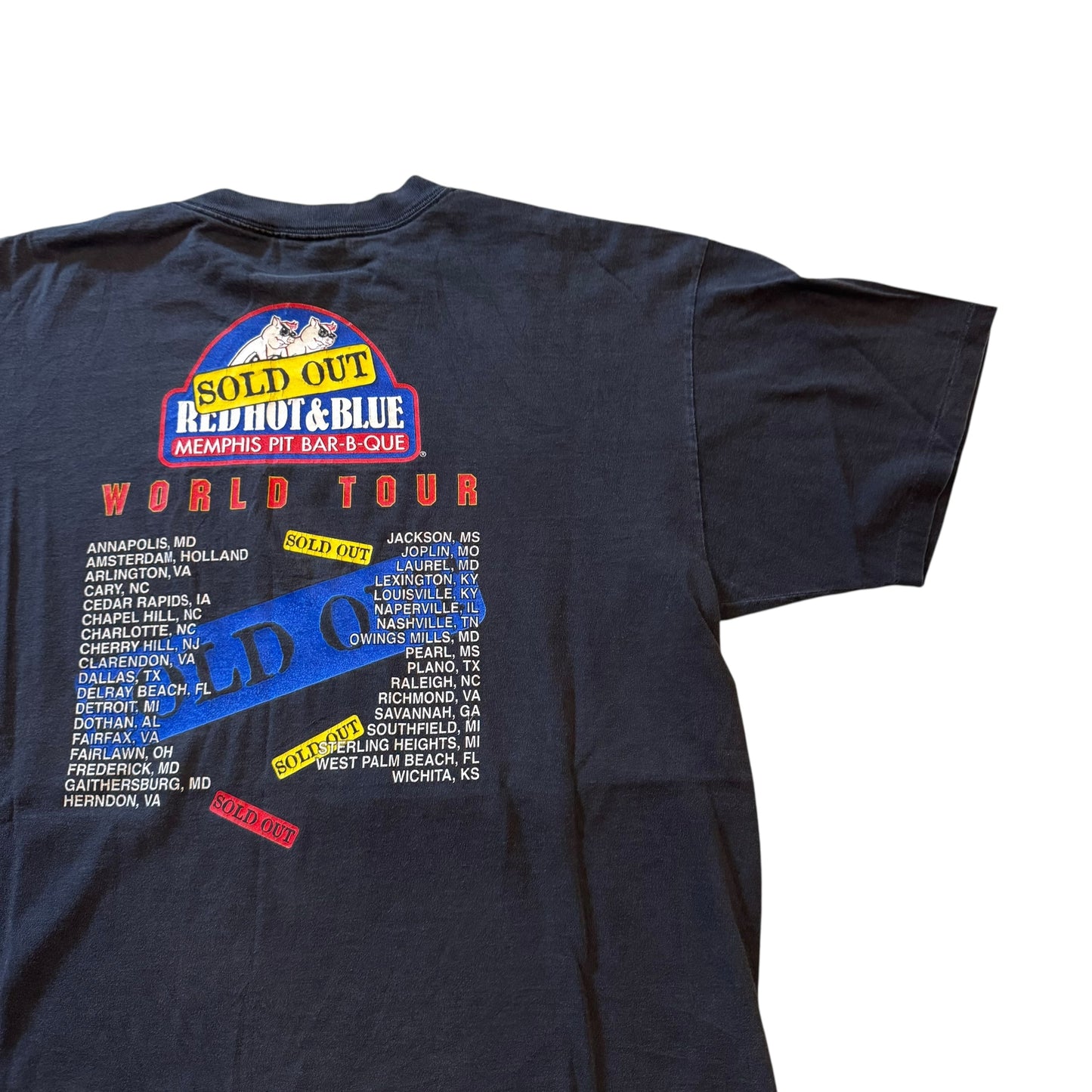 Memphis Pit World Tour T-Shirt 90s (XL) [REAL SHOPPER EXCLUSIVE ]