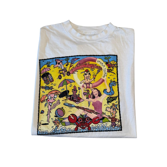 7up Uncola Island Promo T-Shirt 90s (XL)  [ REAL SHOPPER EXCLUSIVE ]