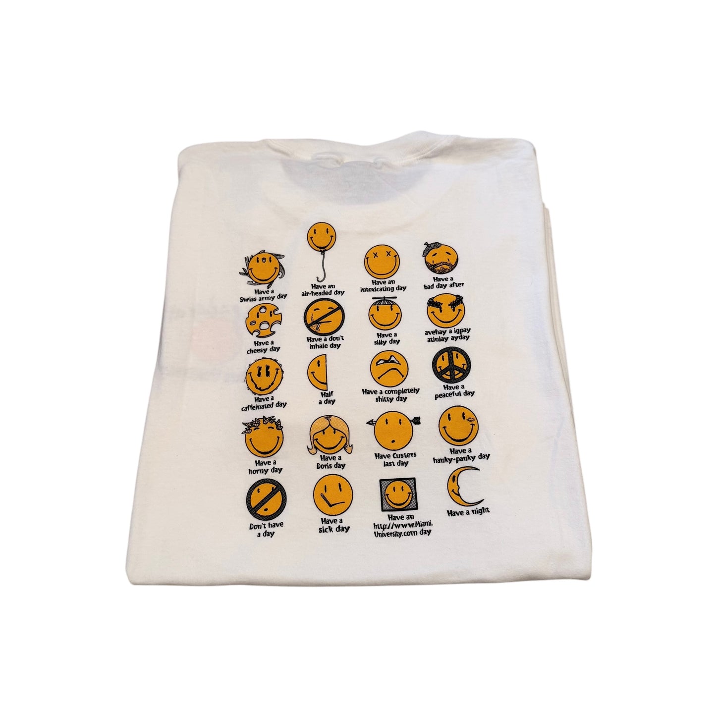 Have A Day At Miami University T-Shirt 90s (XL) [ REAL SHOPPER EXCLUSIVE ]