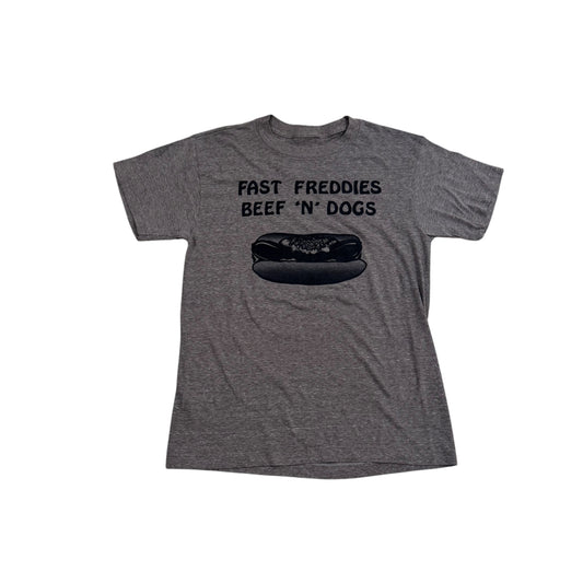 Fast Freddie’s Beef N’ Dogs T-Shirt 80s (Small) [ REAL SHOPPER EXCLUSIVE ]