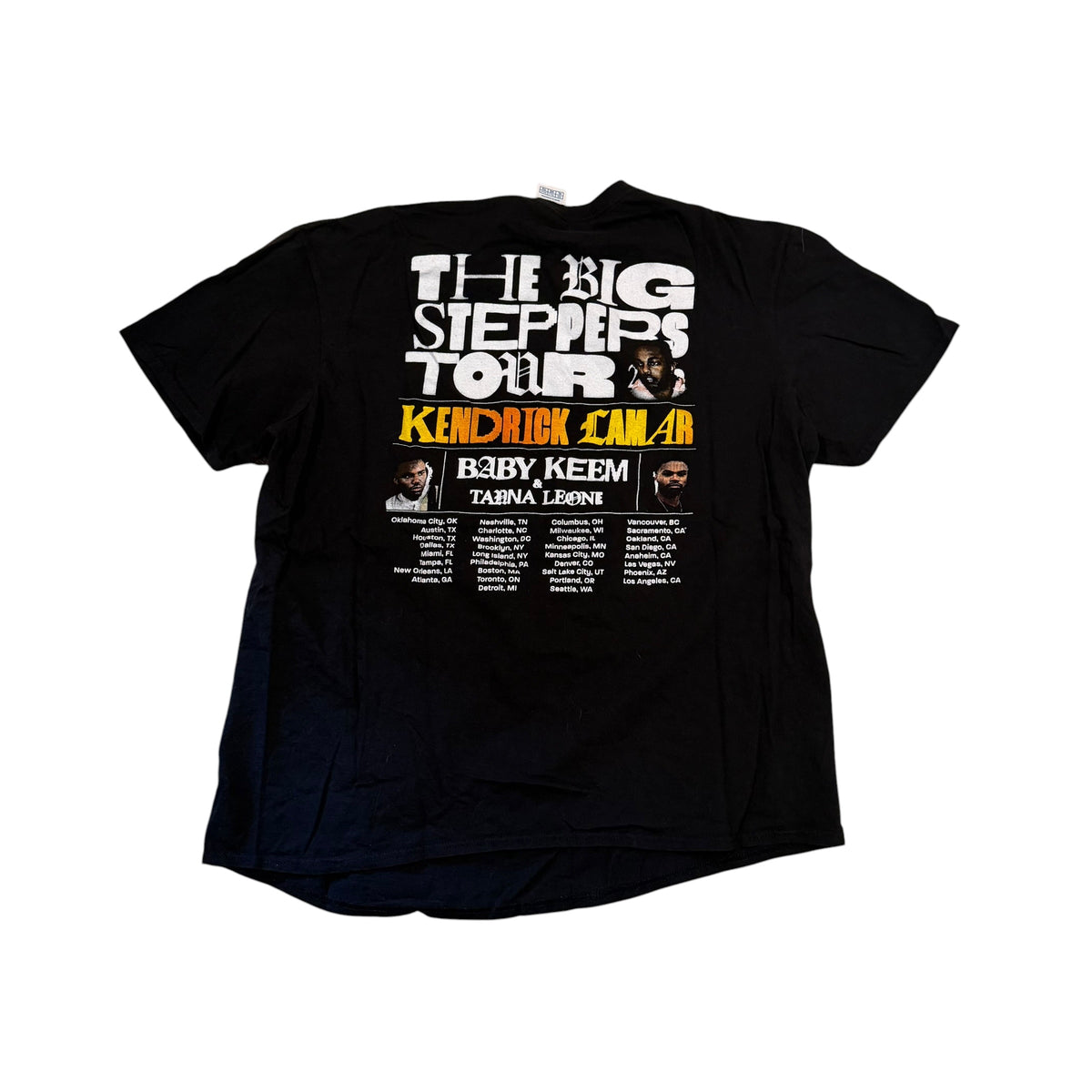 Kendrick Lamar The Big Steppers Tour T-Shirt (XL) PERSONALS COLLECTION