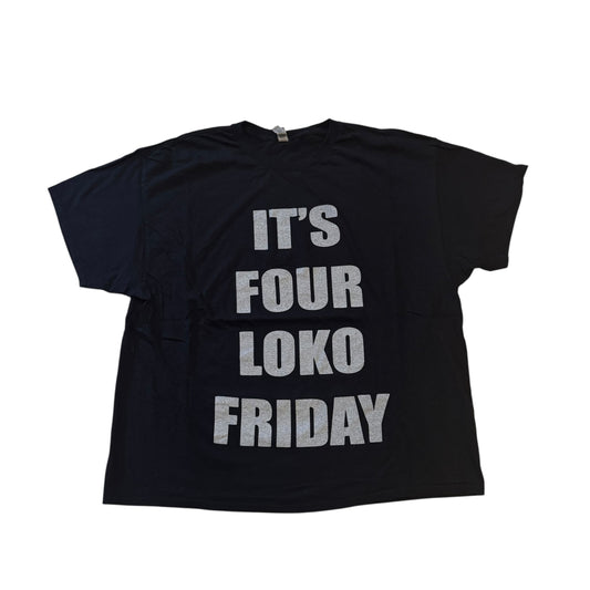 Four Loko Friday T-Shirt Black (XXXL) PERSONALS COLLECTION