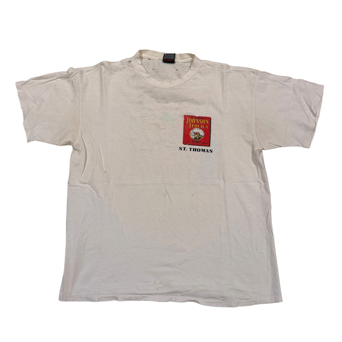 Big Johnson Tequilla Thrashed T-Shirt (XL) PERSONALS COLLECTION