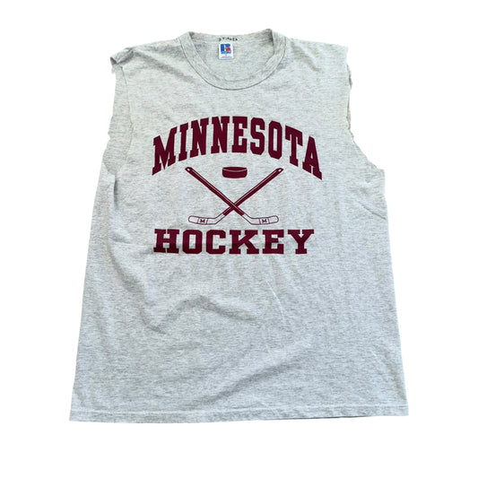 Minnesota Hockey Russell T-Shirt 90s (Large) [ REAL SHOPPER EXCLUSIVE ]