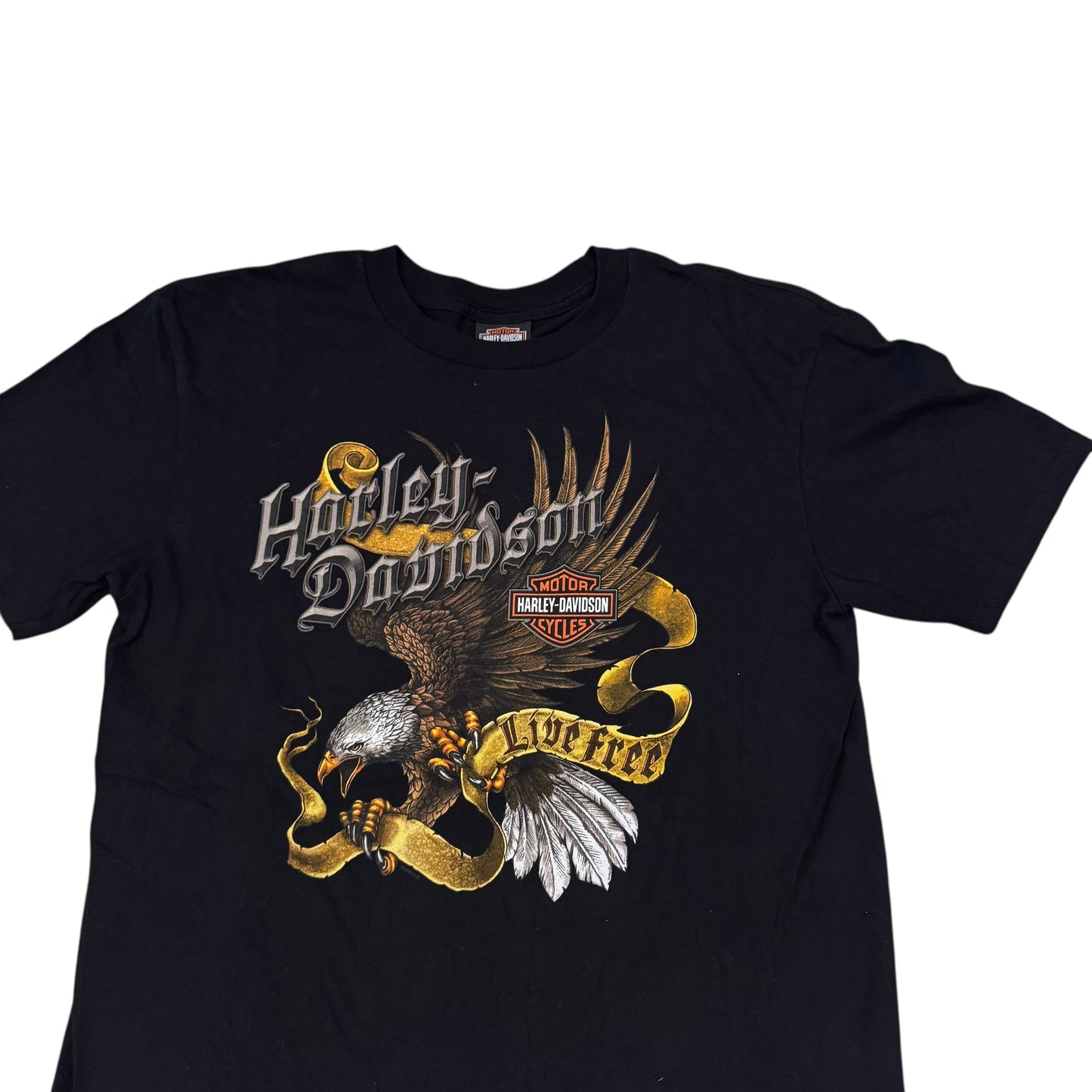 Harley Davidson Live Free Eagle T-Shirt 2009 (Large)