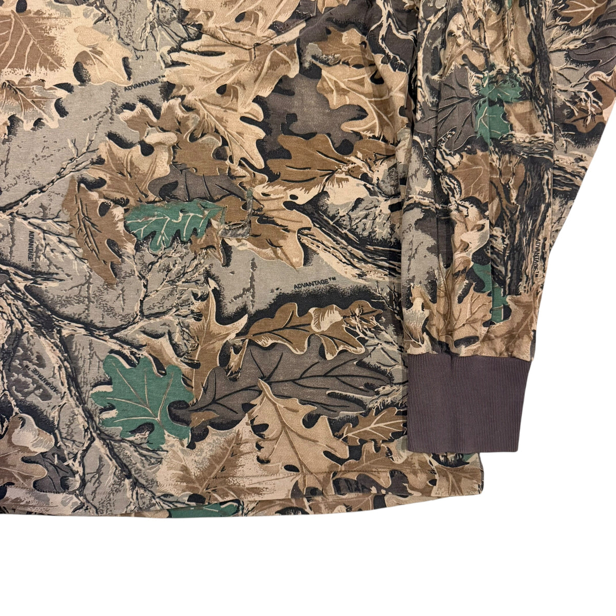Camo Long Sleeve T-Shirt 90s (XXL) PERSONALS COLLECTION