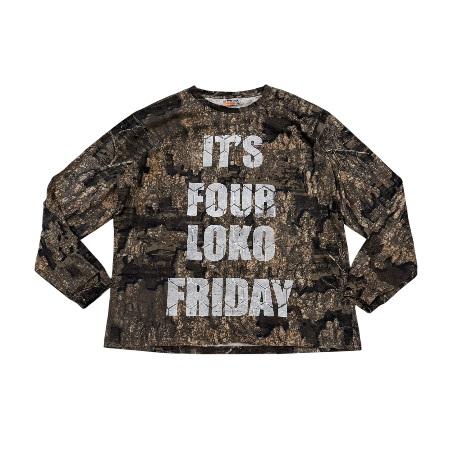 Four Loko Friday 1/1 Long Sleeve Camo T-Shirt (XXL)