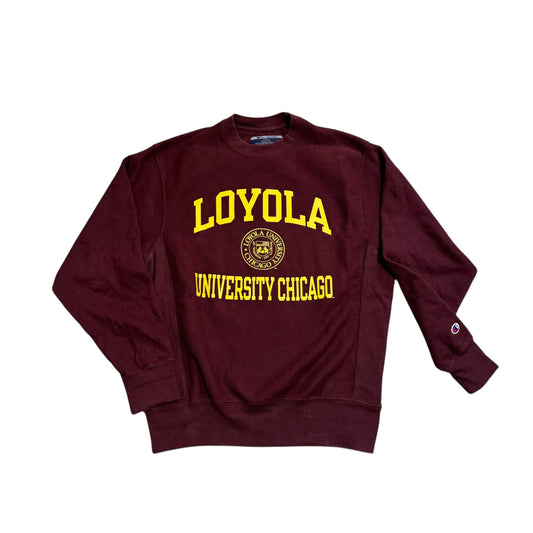 Loyola University Of Chicago Champion Crewneck (Small) [ REAL SHOPPER EXCLUSIVE ]