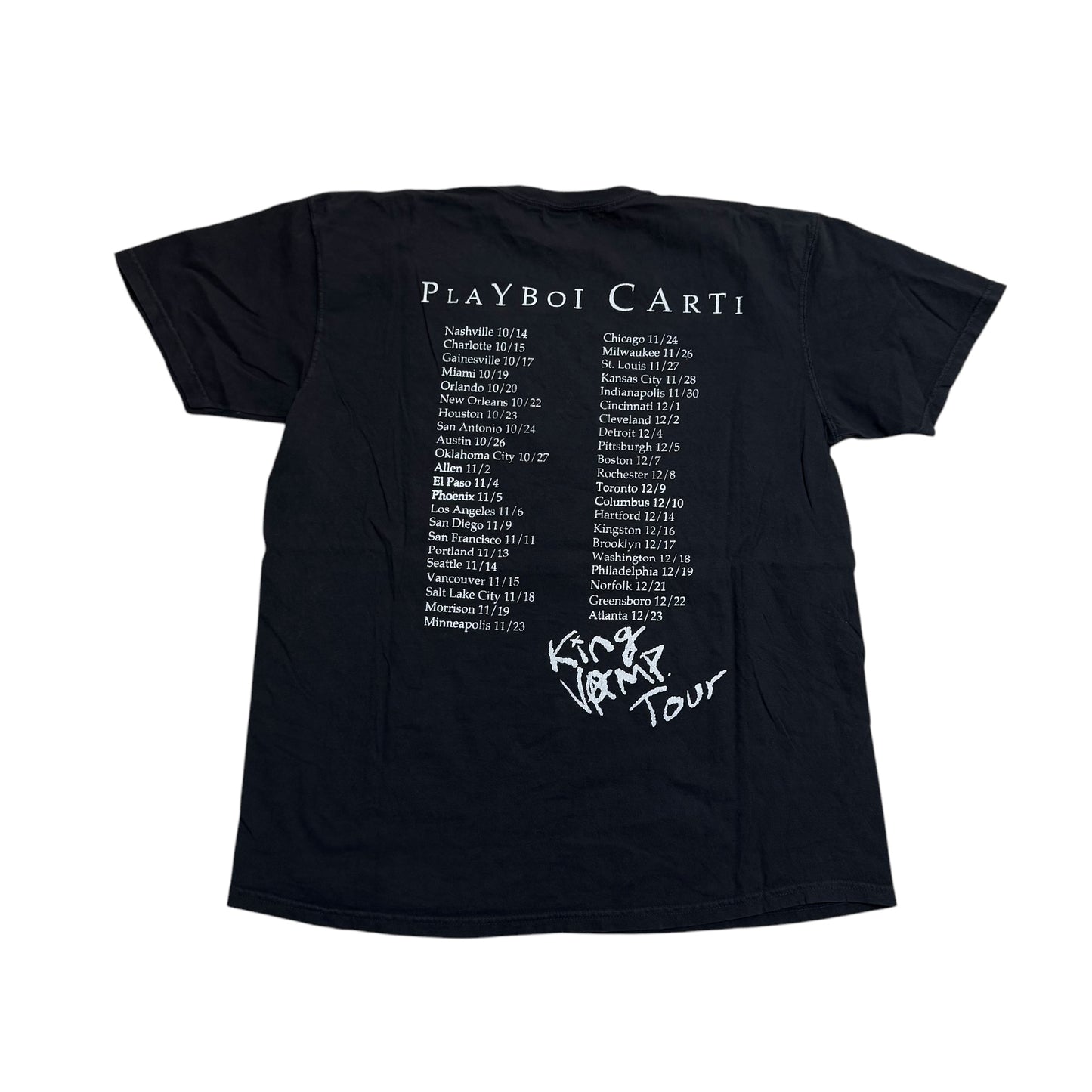 Playboi Carti King Vamp Tour T-Shirt (XL)