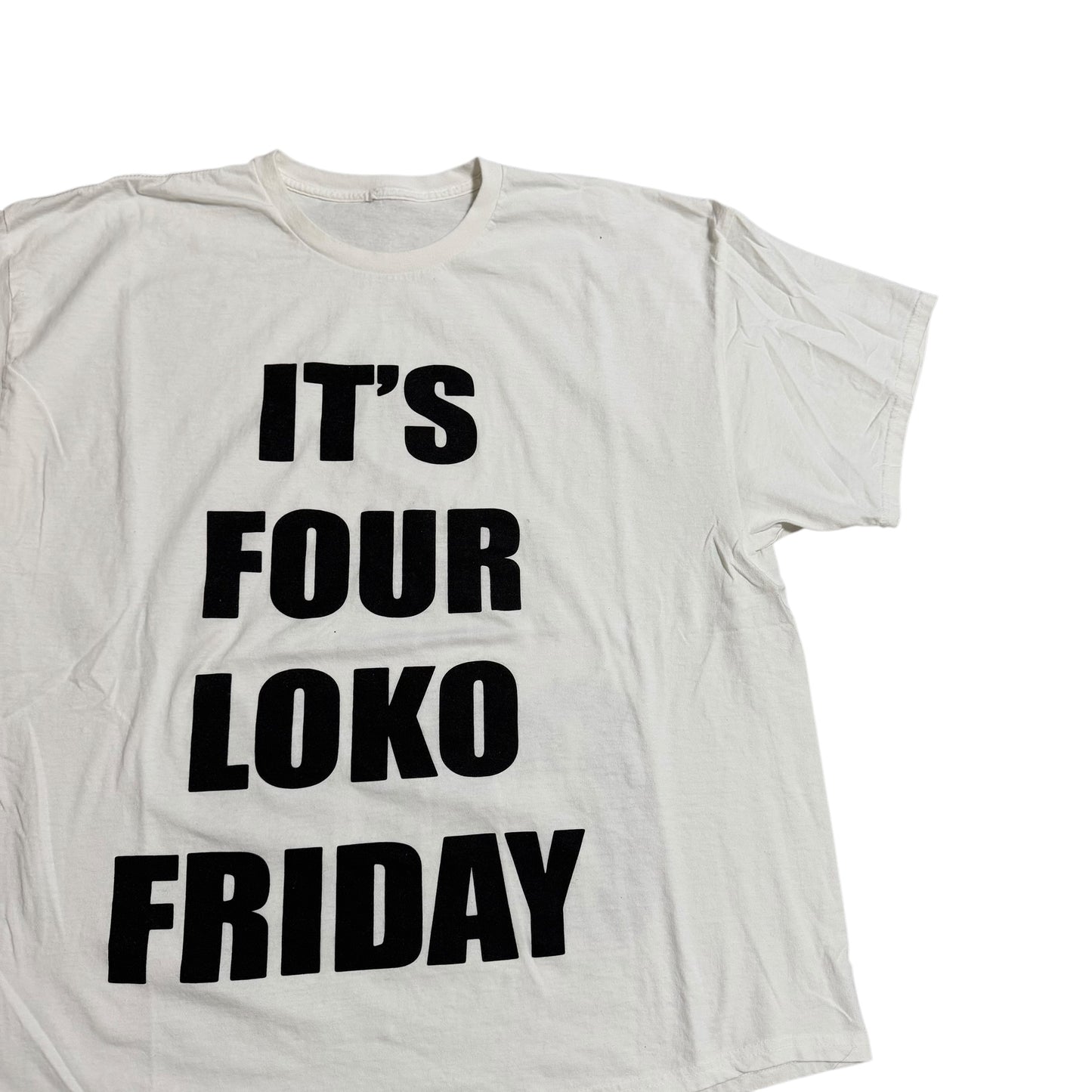 Four Loko Friday Coke White T-Shirt (XXL)