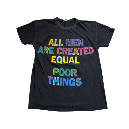 All Men Are Created Equal THRASHED T-Shirt (Long XL) PERSONALS COLLECTION