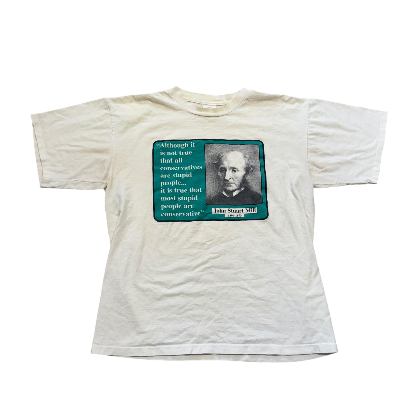 John Stuart Mill “Conservatives” T-Shirt 90s (XL) [ REAL SHOPPER EXCLUSIVE ]