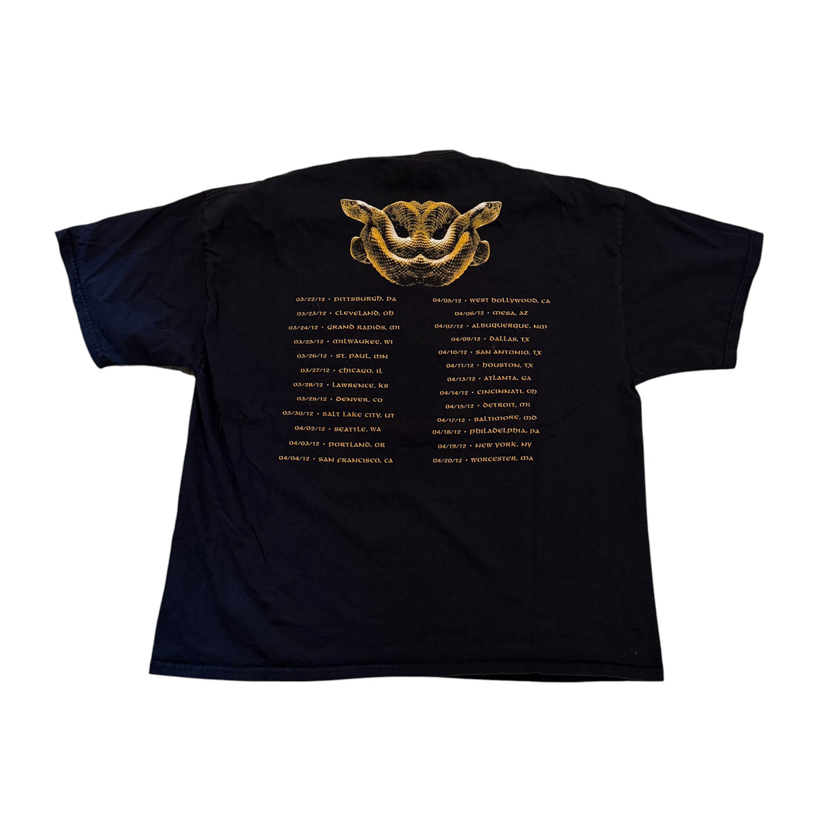 Nile 2007 Tour T-Shirt (XXL) PERSONALS COLLECTION