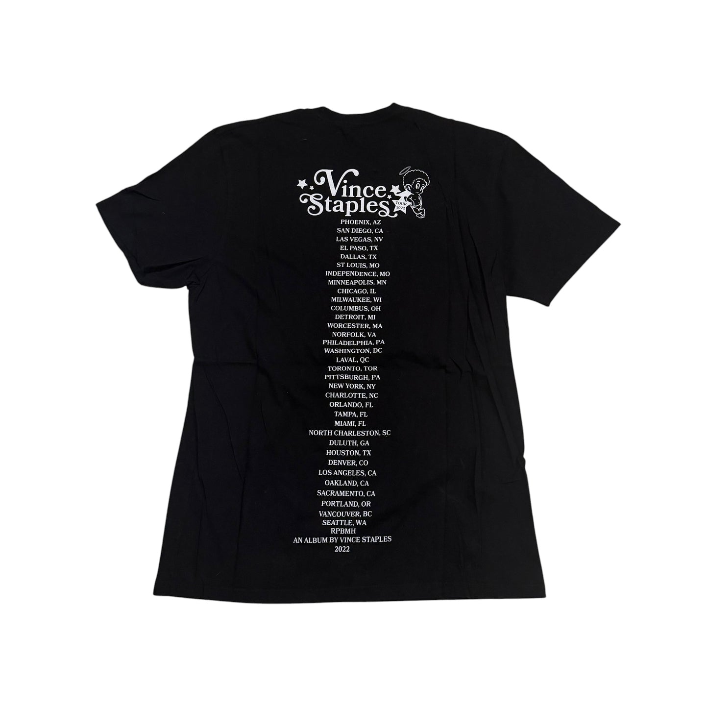 Vince Staples 2022 Tour T-Shirt (Fits A Long Large) PERSONALS COLLECTION