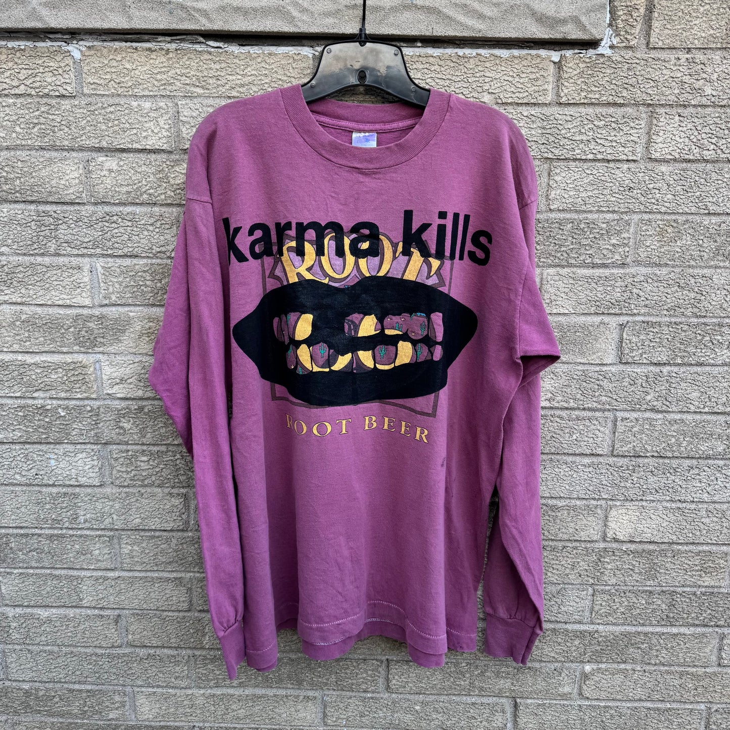 Karma Kills… And I Have A Gun 1/1 Long Sleeve T-Shirt (XL)
