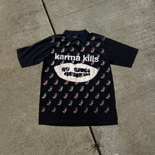 Karma Kills 1/1 Polo T-Shirt (XXL)