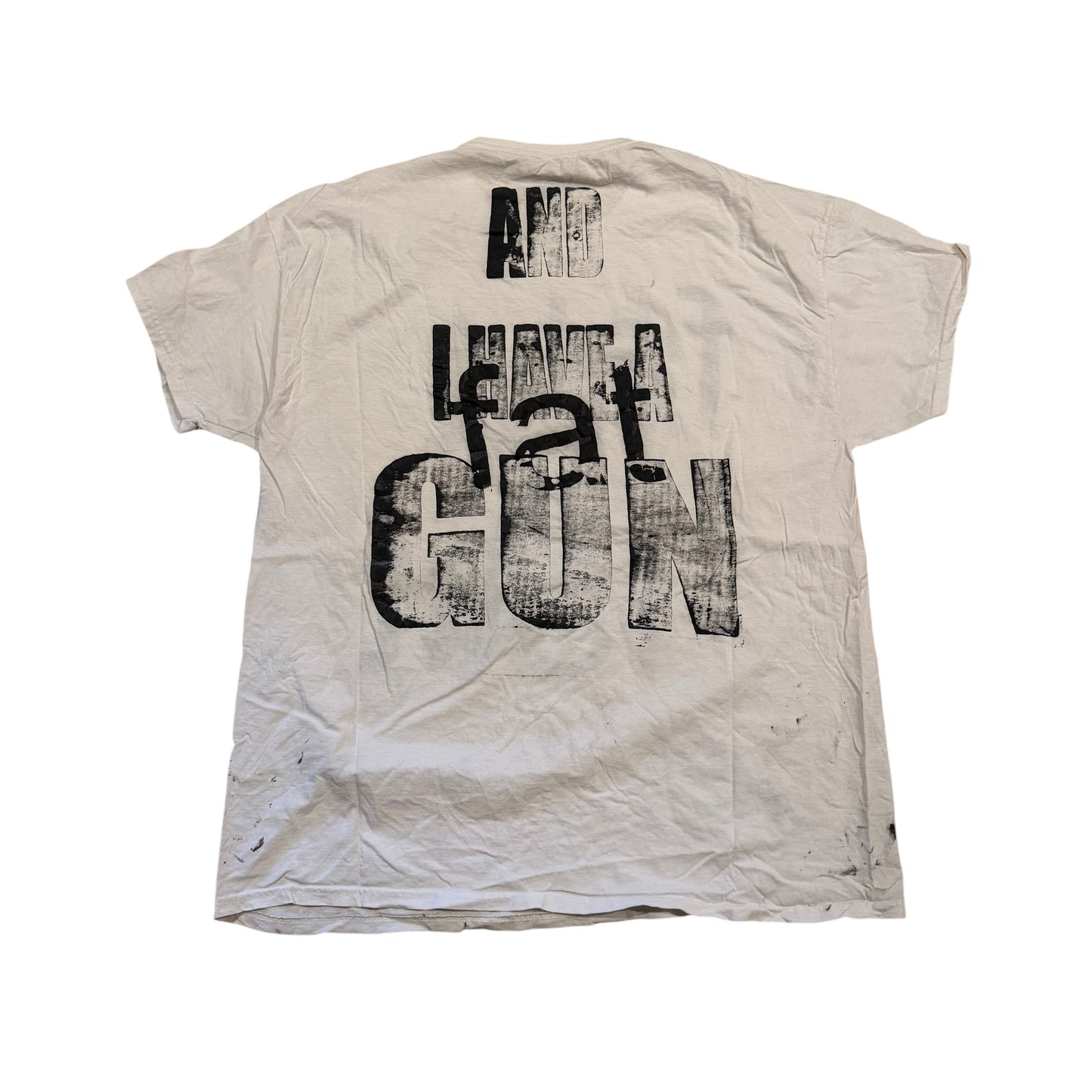 Fat And I Have A Gun Studio T-Shirt (XXL) PERSONALS COLLECTION