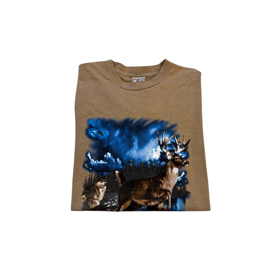 Wisconsin Deer T-Shirt 90s (XL) [ REAL SHOPPER EXCLUSIVE ]