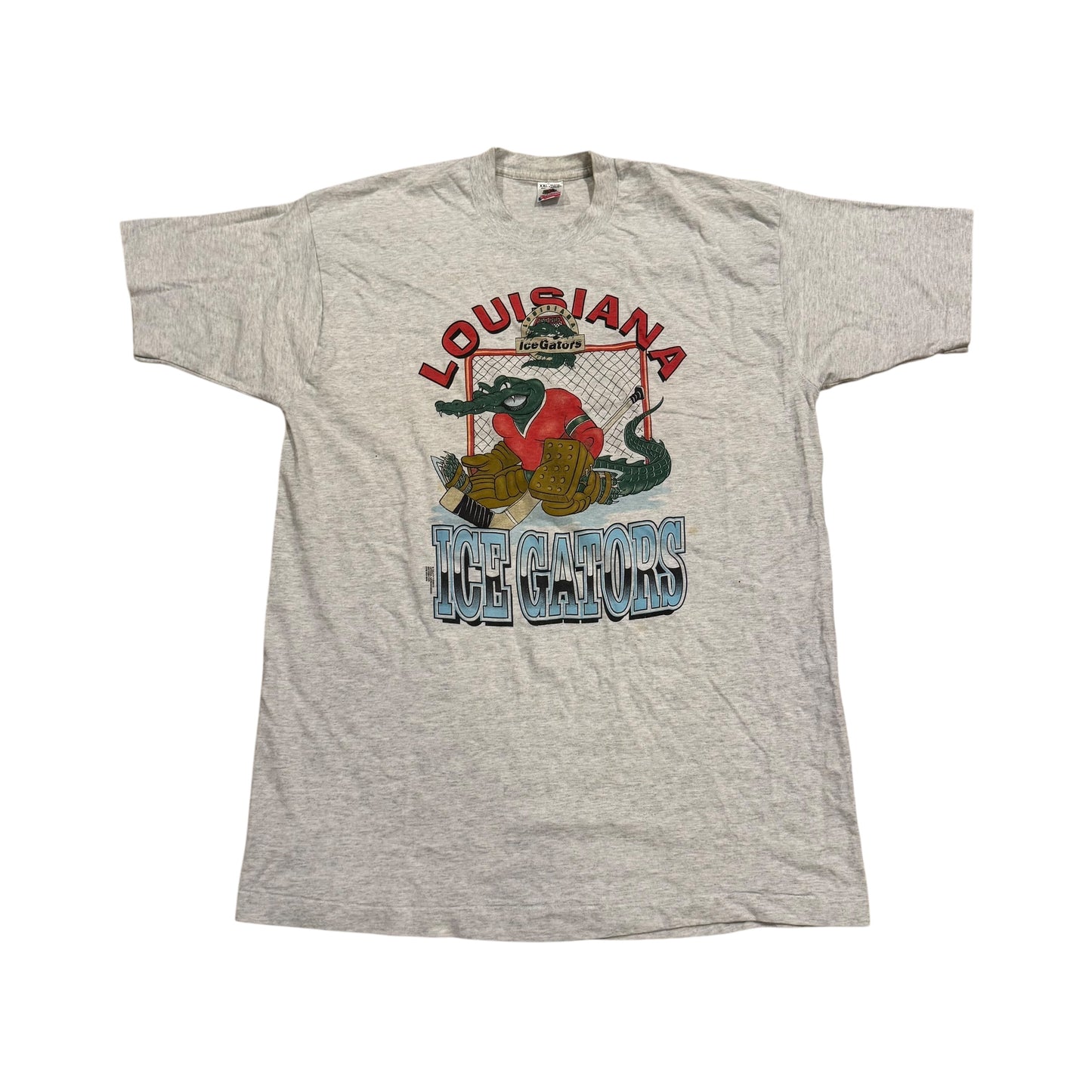 Louisiana Ice Gators T-Shirt 90s (XXL) [ REAL SHOPPER EXCLUSIVE ]