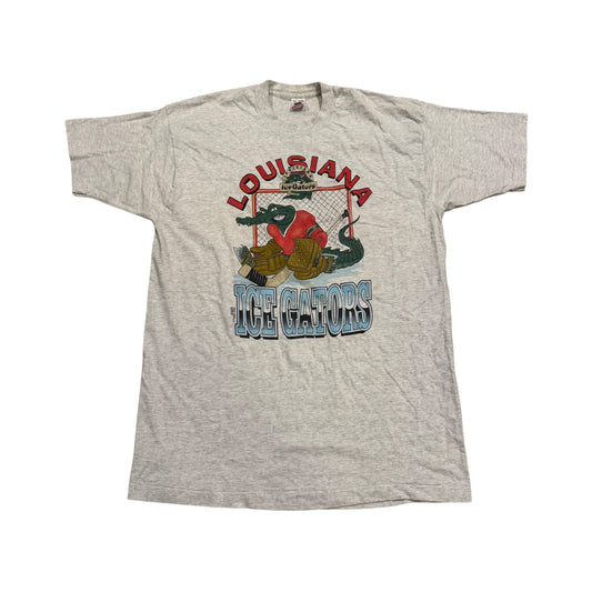 Louisiana Ice Gators T-Shirt 90s (XXL) [ REAL SHOPPER EXCLUSIVE ]