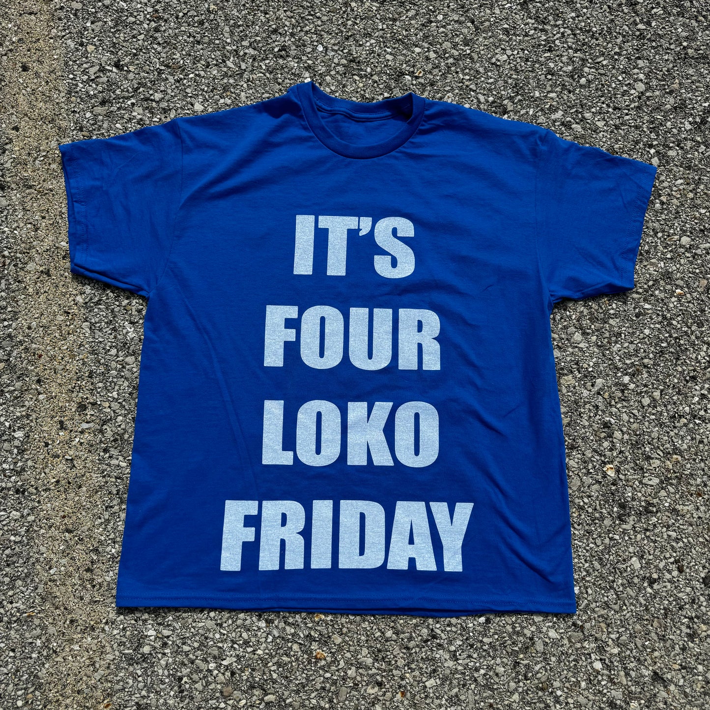 Four Loko Friday Royal Blue T-Shirt