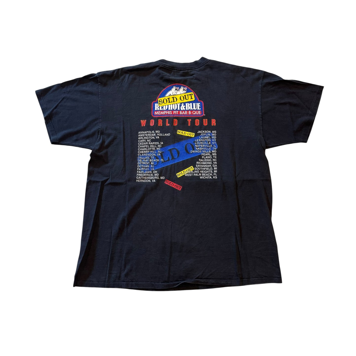 Memphis Pit World Tour T-Shirt 90s (XL) [REAL SHOPPER EXCLUSIVE ]