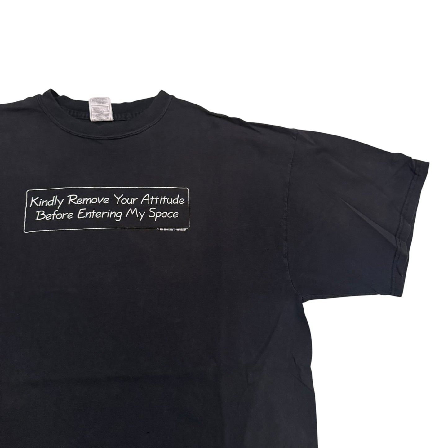 Kindly Remove Your Attitude T-Shirt 90s (XXL) PERSONALS COLLECTION