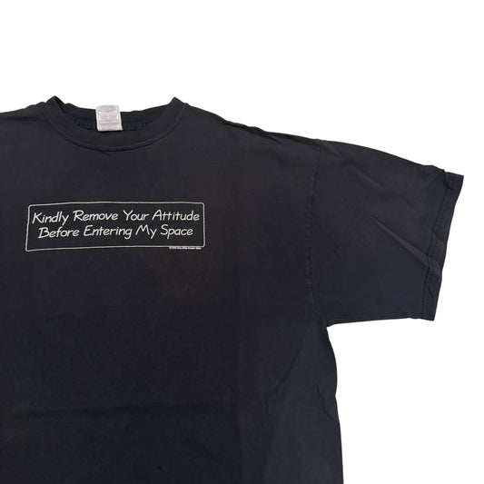 Kindly Remove Your Attitude T-Shirt 90s (XXL) PERSONALS COLLECTION