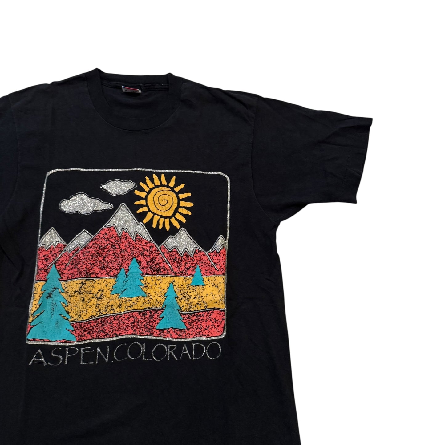 Aspen Colorado Destination T-Shirt 90s (Large) [ REAL SHOPPER EXCLUSIVE ]