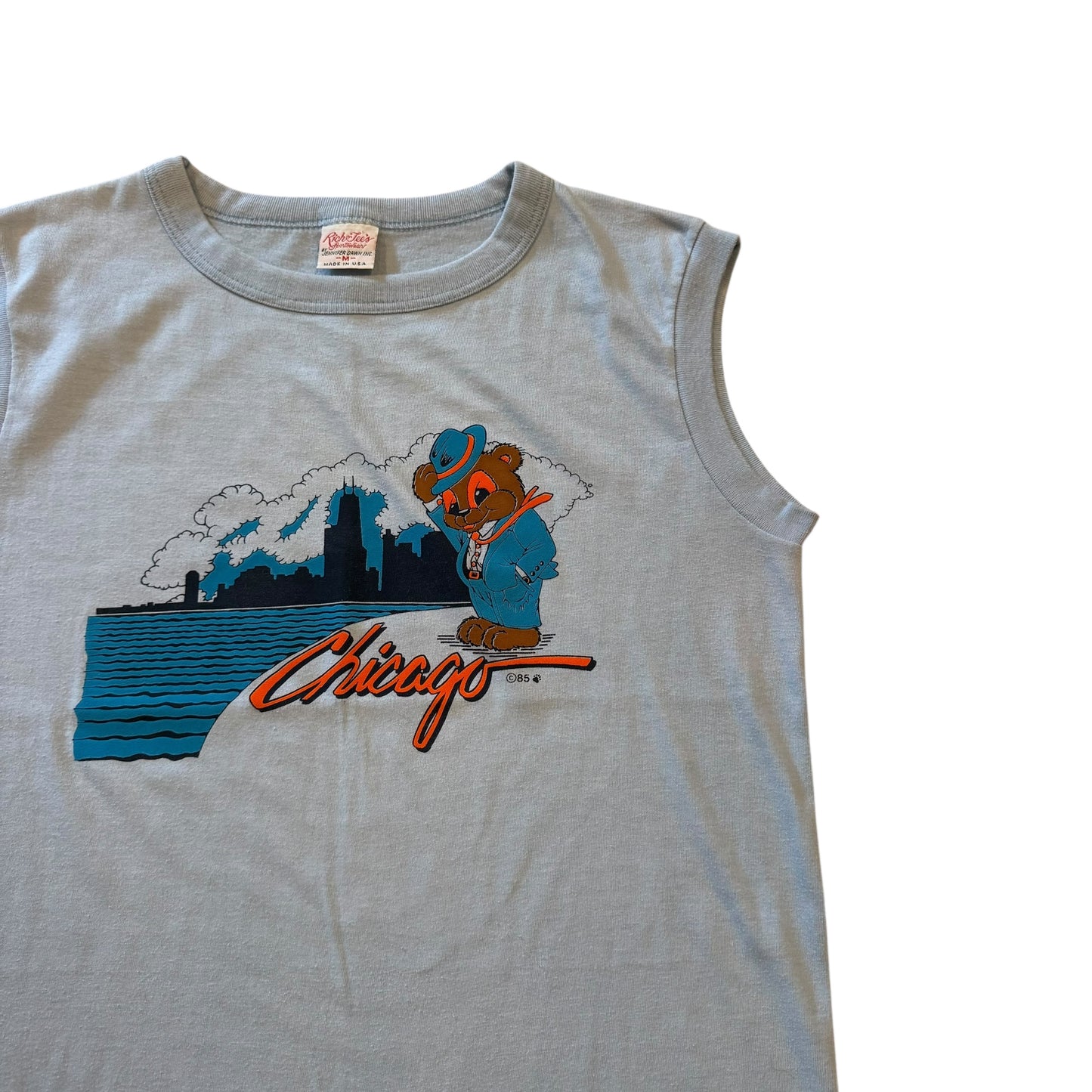 Chicago Cut Off T-Shirt 80s (Medium) [REAL SHOPPER EXCLUSIVE ]