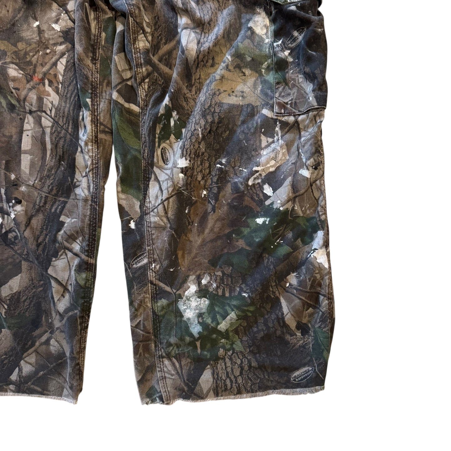 Camo Paint Splattered Studio Pants (38x25) PERSONALS COLLECTION