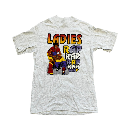 Ladies RAP RAP RAP RAP RAP T-Shirt 90s (Medium)