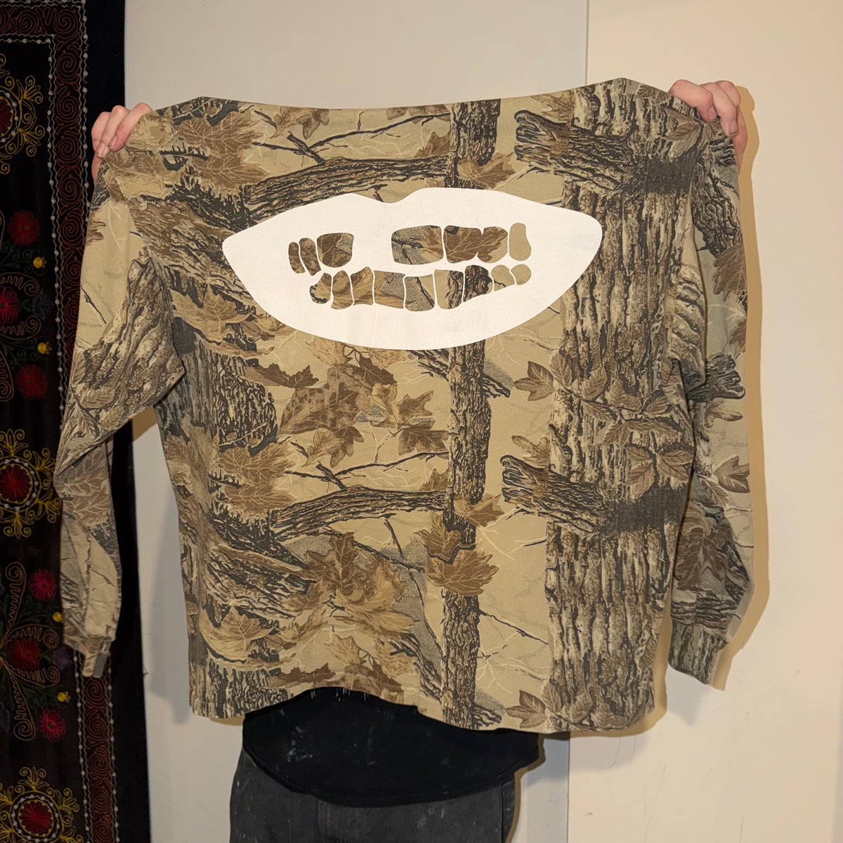 Never Kill Yourself 1/1 Camo Turtle Neck Long Sleeve T-Shirt (XXXXL)