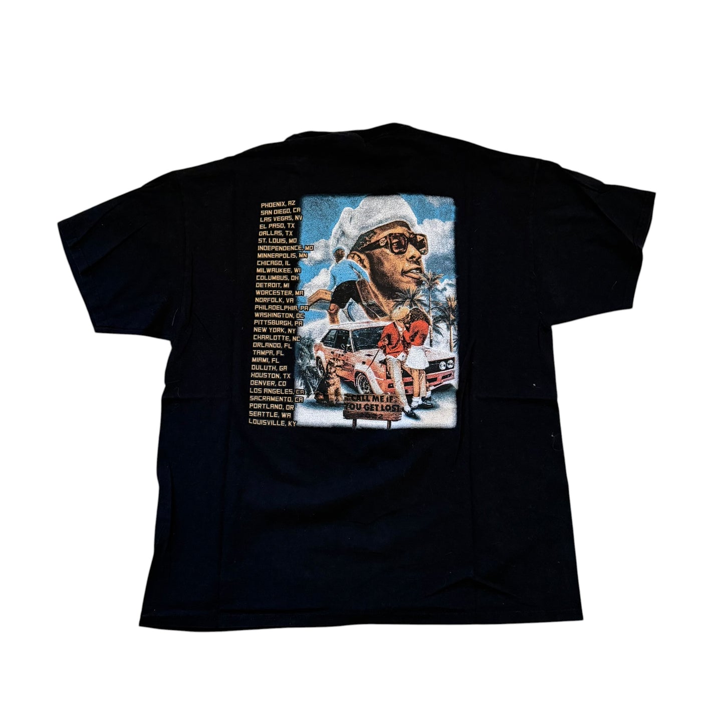 Tyler The Creator Call Me If You Get Lost Tour T-Shirt (XL) PERSONALS COLLECTION