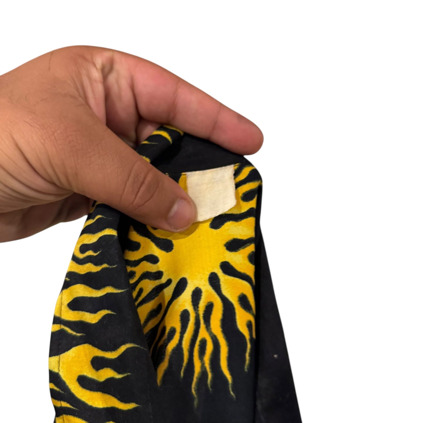 Tribal Sun Button Up T-Shirt 90s (XL)