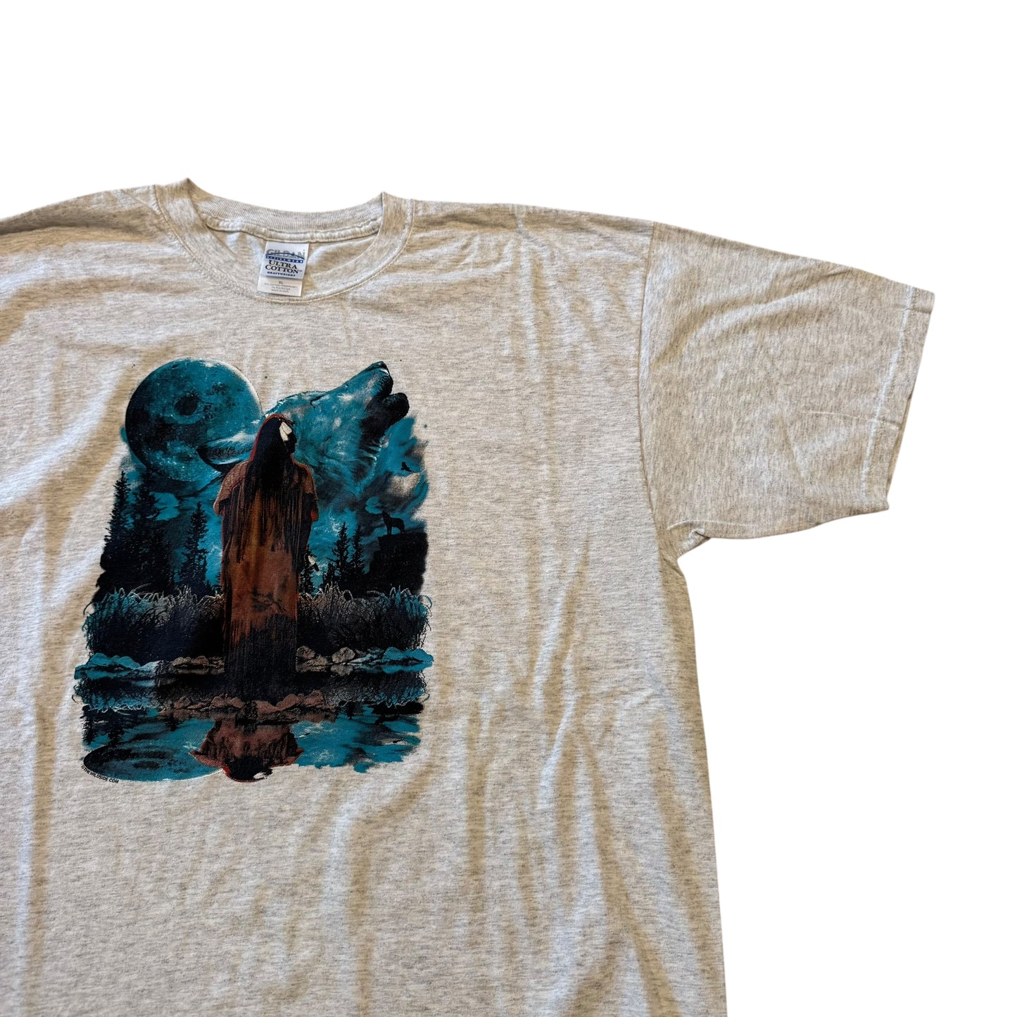 Moon Wolf T-Shirt 2000s (XL) [ REAL SHOPPER EXCLUSIVE ]