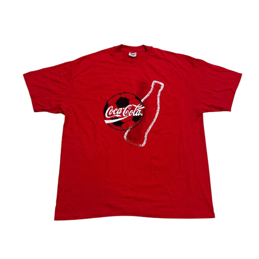 Coca Cola Soccer T-Shirt 2000s (XXL) [ REAL SHOPPER EXCLUSIVE ]