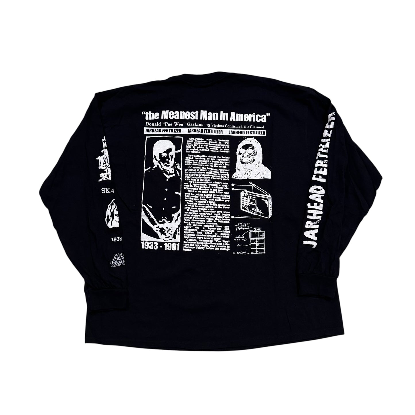 Jarhead Fertilizer “The Meanest Man In America” Long Sleeve T-Shirt (XXL) PERSONALS COLLECTION