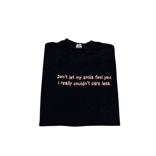 Don’t Let My Smile… T-Shirt 2000s (XL)